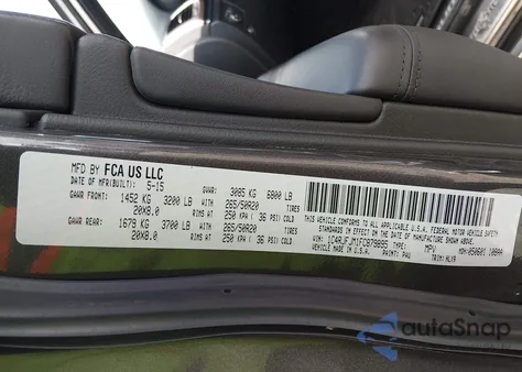 2015 Jeep Grand Cherokee Summit from USA, damaged, VIN 1C4RJFJM1FC879895